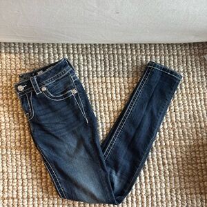 Miss Me Dark Blue Skinny Jeans